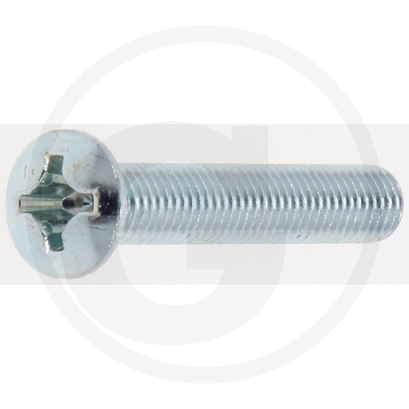 Linsensenkschr.DIN966,VZ,PH4,M08x050,VE1